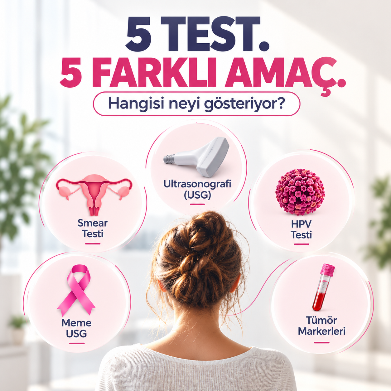 Kadın Sağlığında 5 Test: Hangisi Ne İşe Yarar?